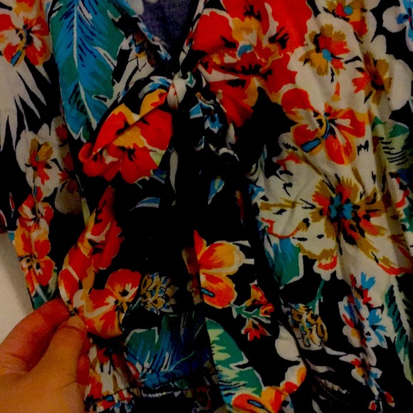 Band Of Gypsies Colorful Romper Sz M - Picture 8 of 8